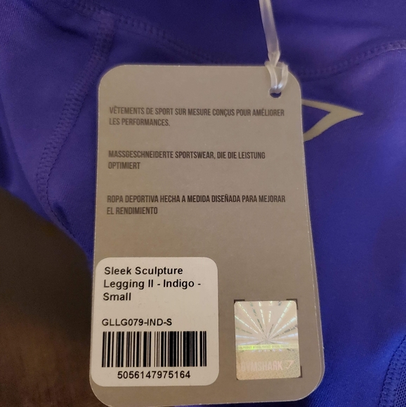 Gymshark Sleek Sculpture Legging II - Indigo - Picture 3 of 3